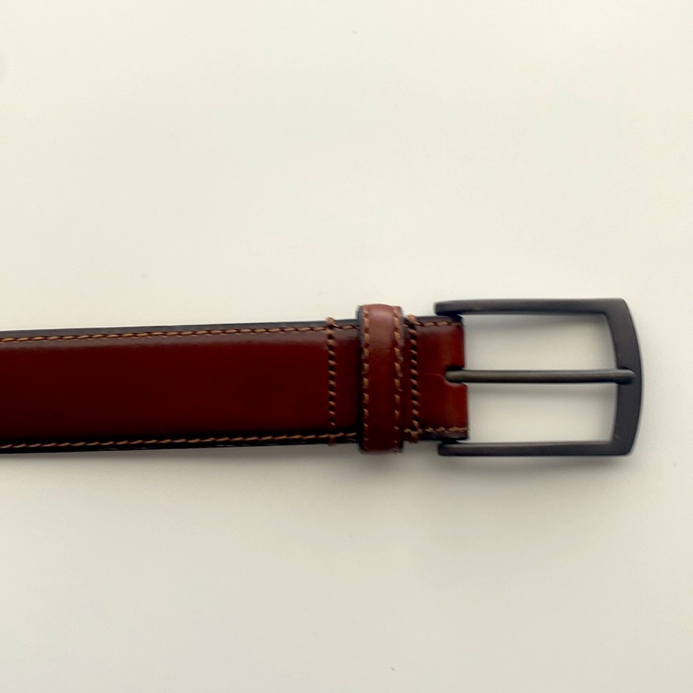 Jos. A. Bank Genuine Brown Leather Belt Size 36/90 NWT